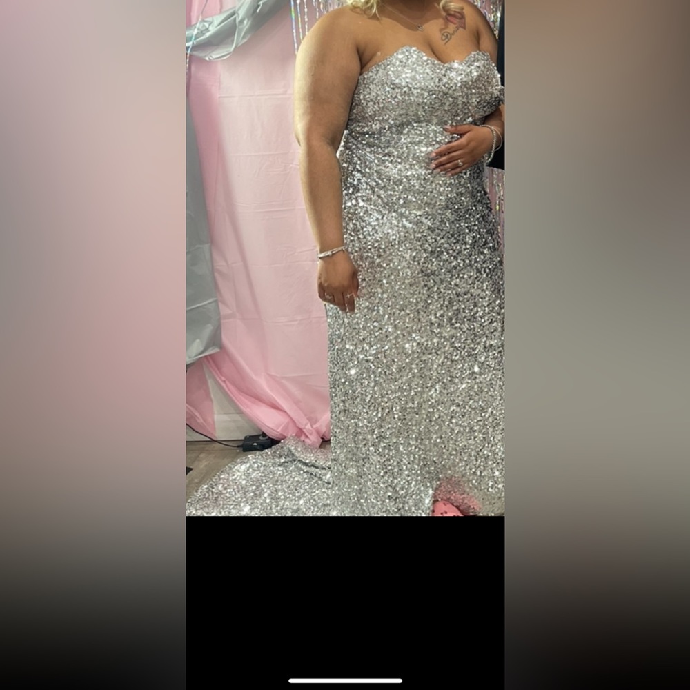 Silver birthday dress